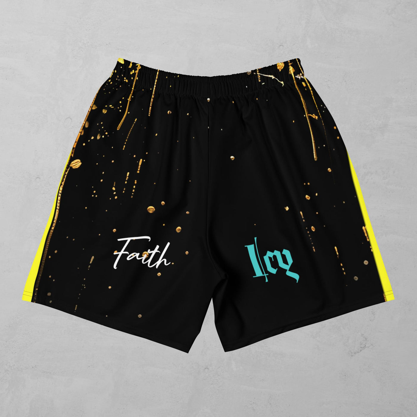J.A Faith Gold Bull- Men's Athletic Shorts