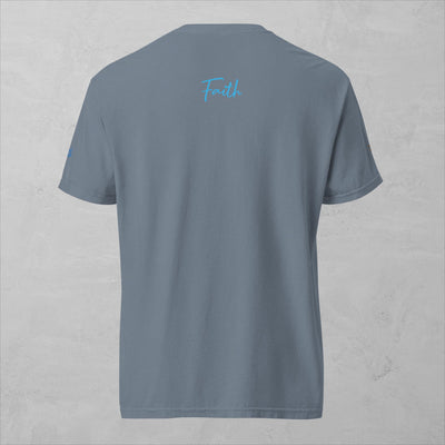 J.A Blue Faith- Men's heavyweight t-shirt