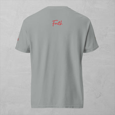 J.A Red Faith- Men's heavyweight t-shirt