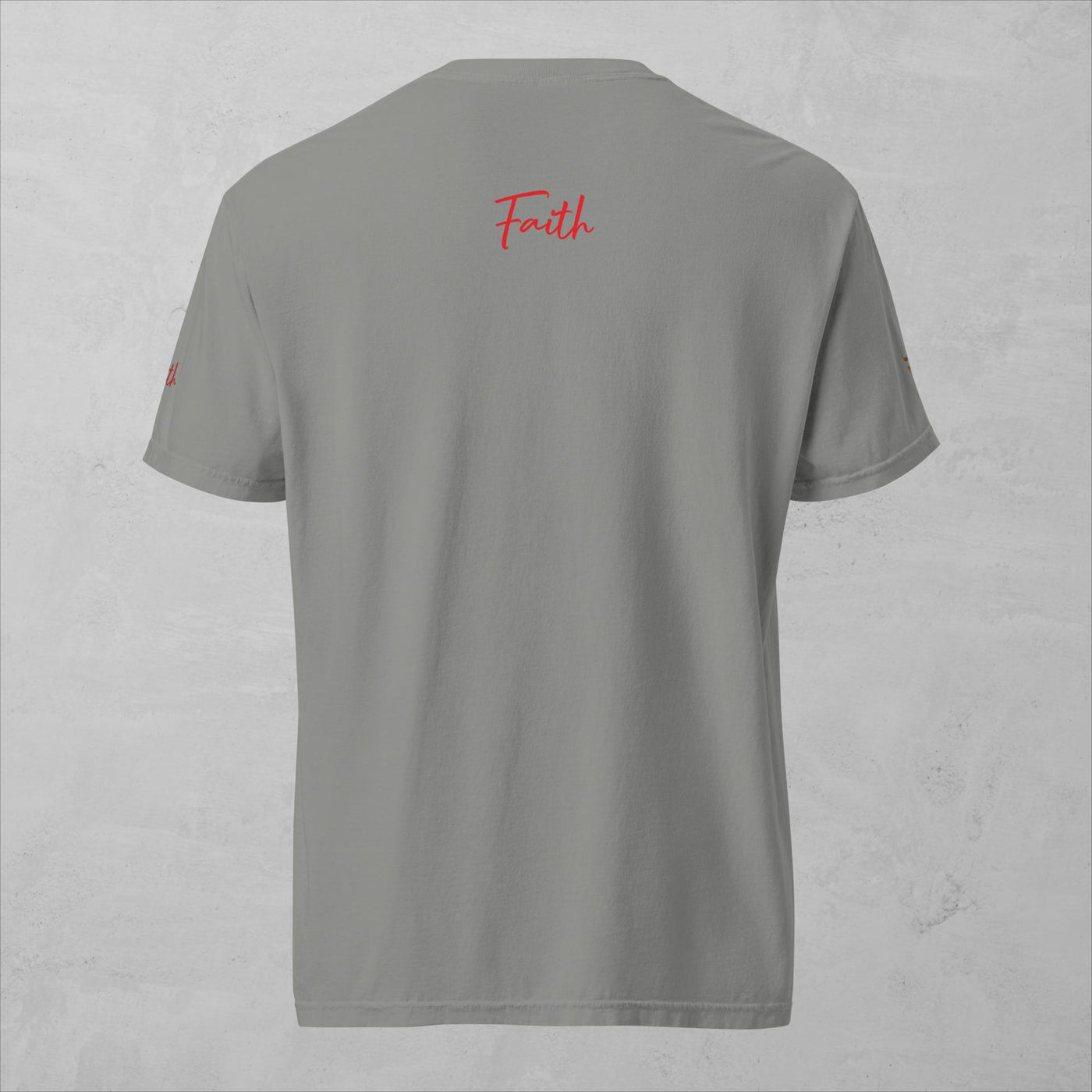 J.A Red Faith- Men's heavyweight t-shirt