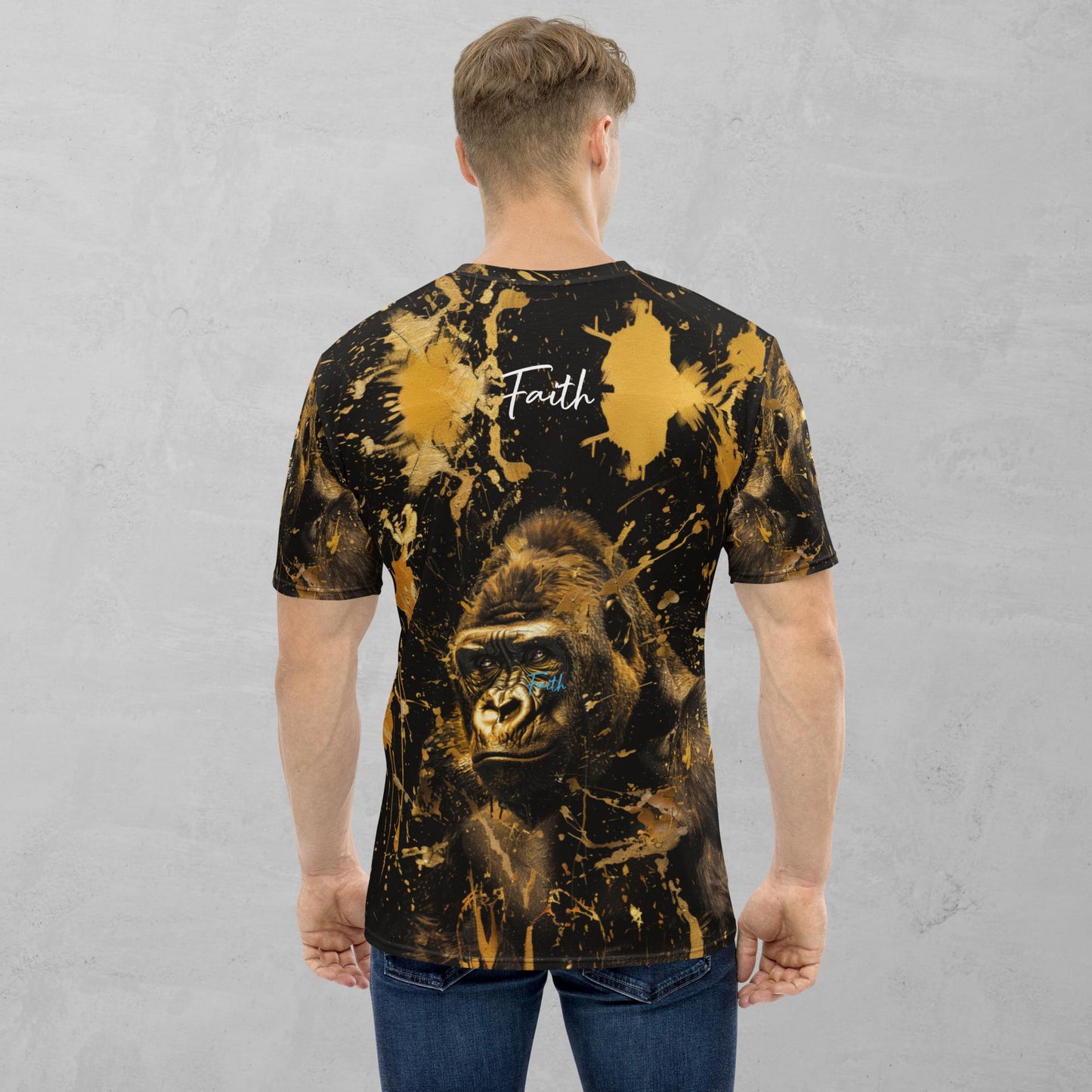 J.A Faith Gold Gorilla- Men's t-shirt