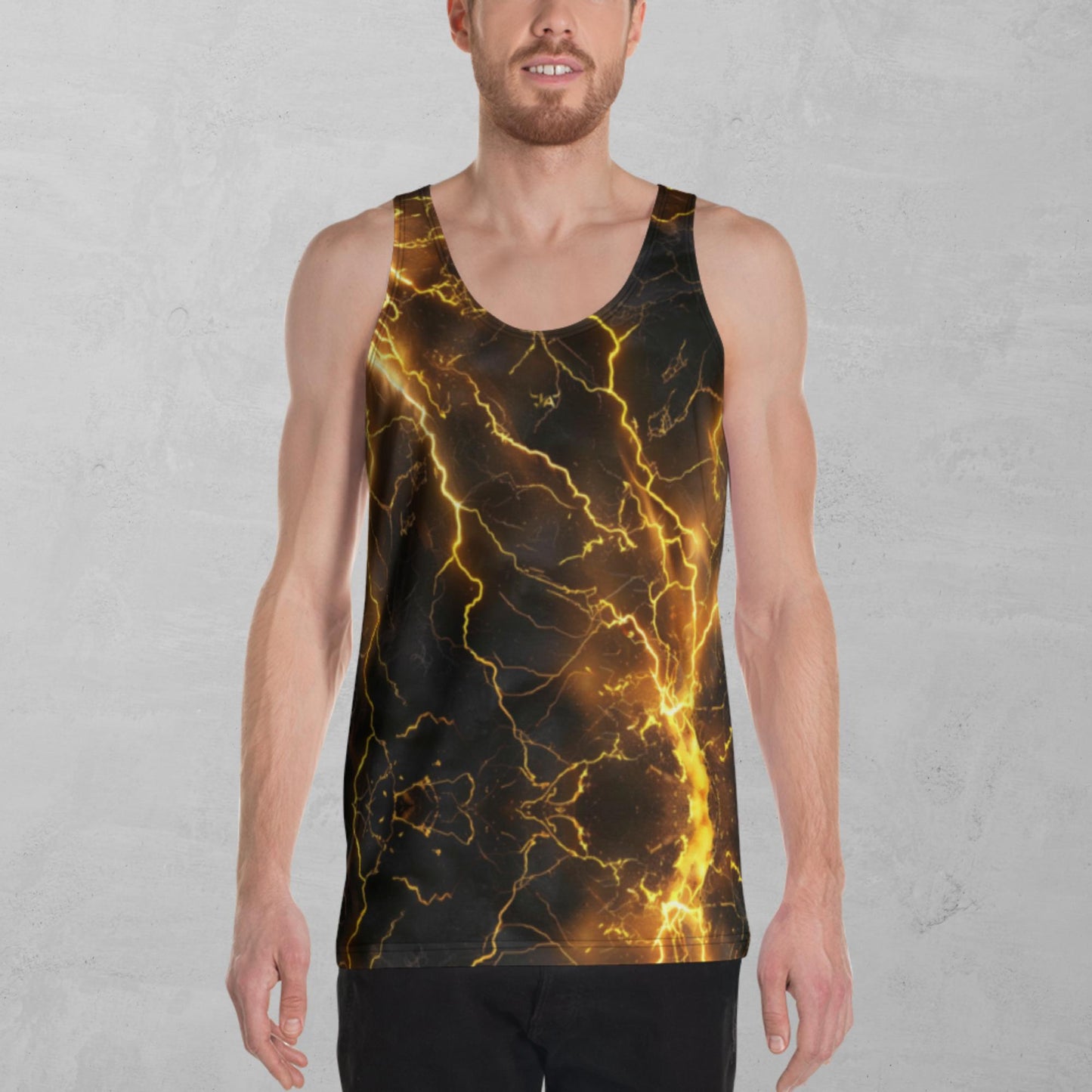 J.A Faith Lightning Men's Unisex Tank Top