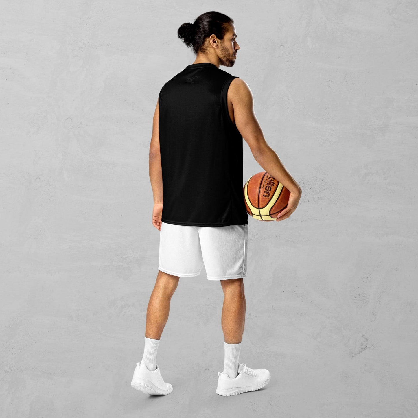 J.A Faith Black basketball jersey
