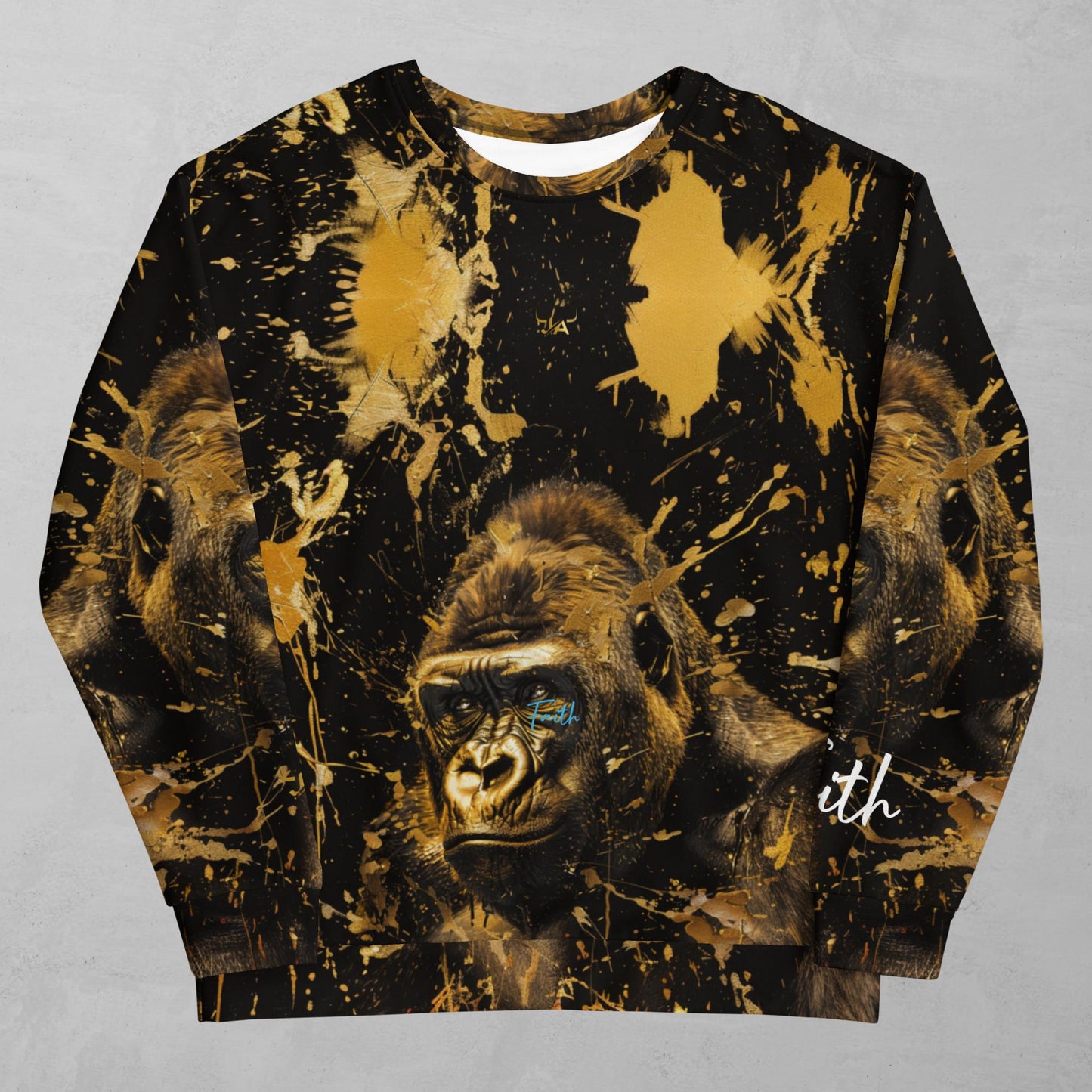 J.A Faith Gold Gorilla- Men's Sweatshirt