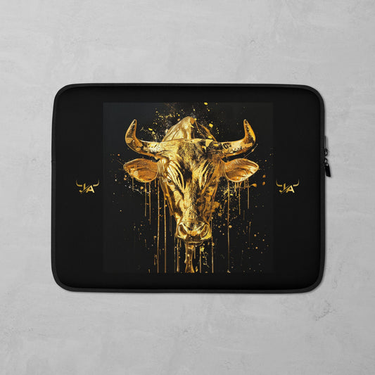 J.A Gold Bull Laptop Sleeve