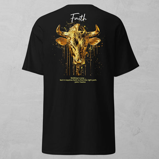 J.A Faith Gold Bull- Men's classic tee