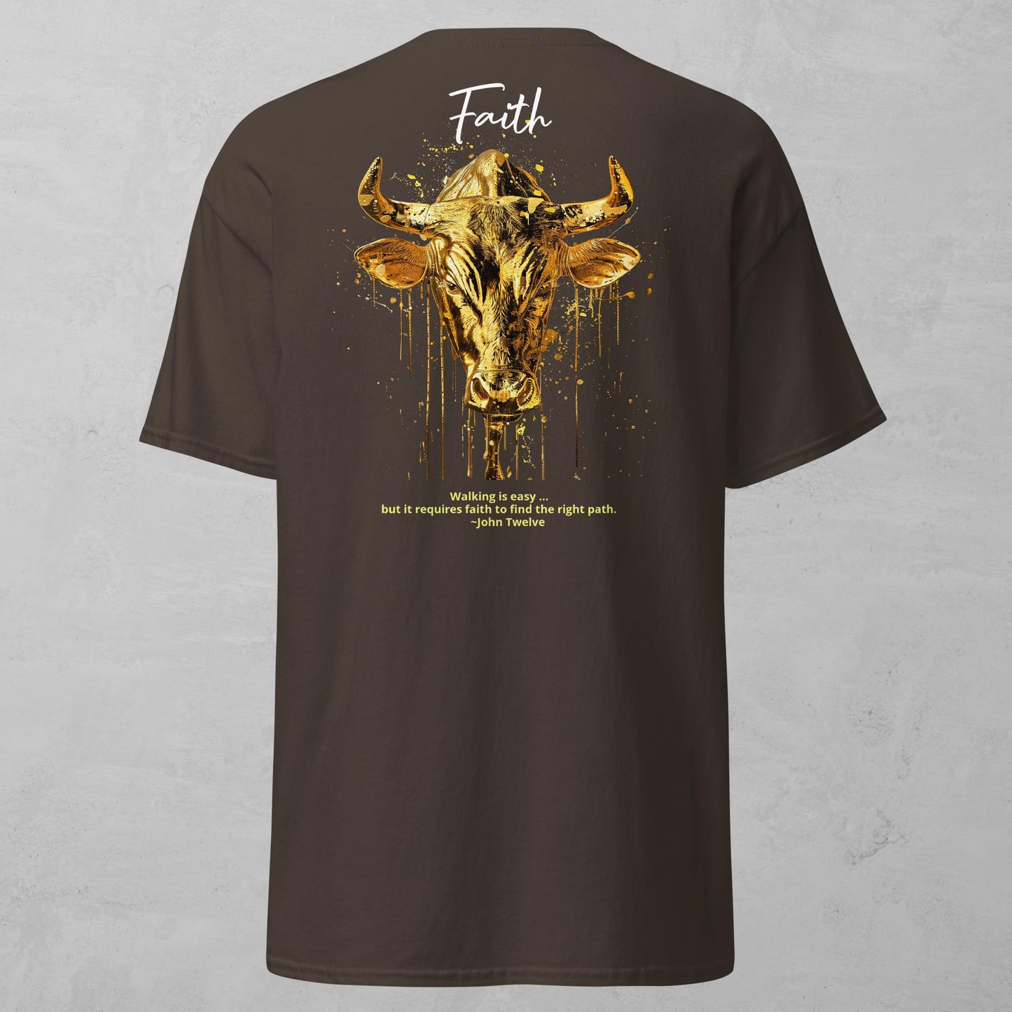 J.A Faith Gold Bull- Men's classic tee