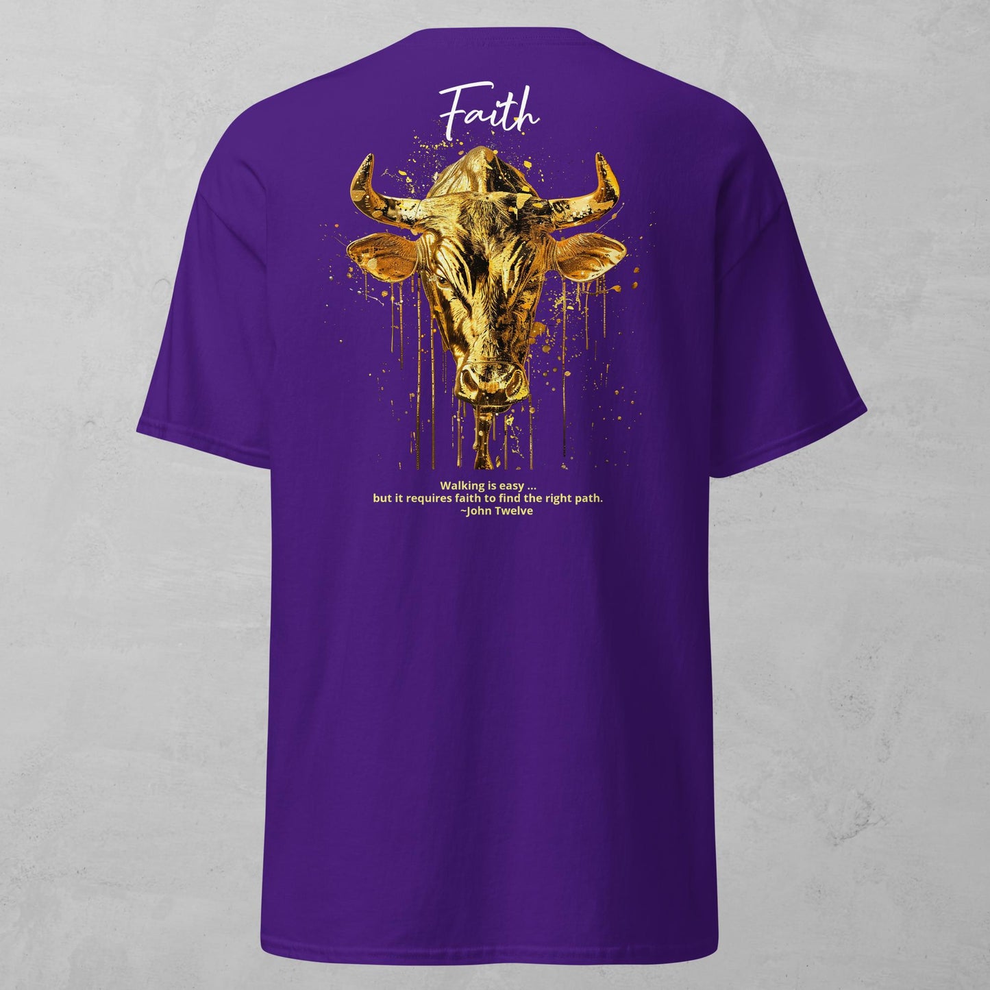 J.A Faith Gold Bull- Men's classic tee