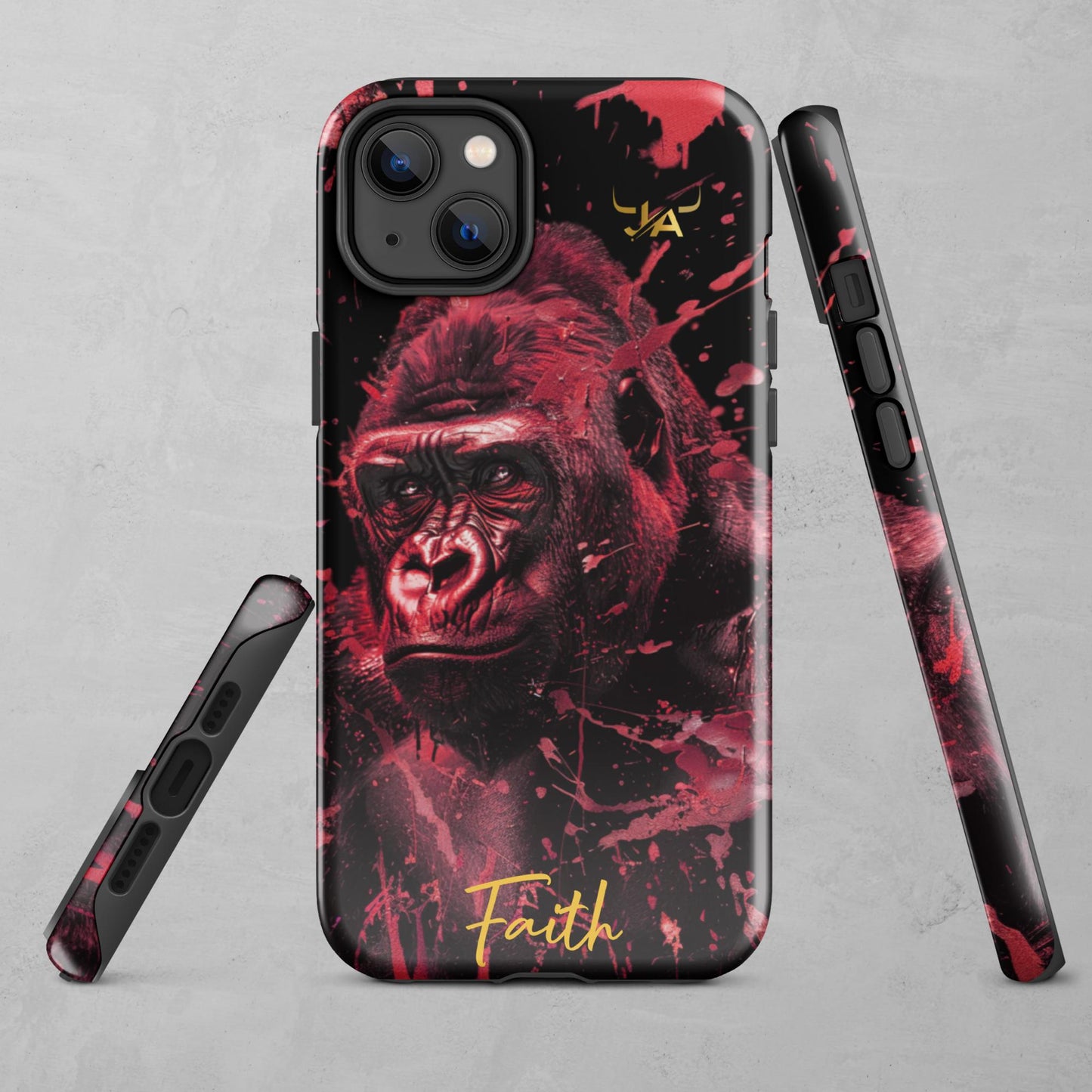 J.A Faith Red Gorilla Tough Case for iPhone®