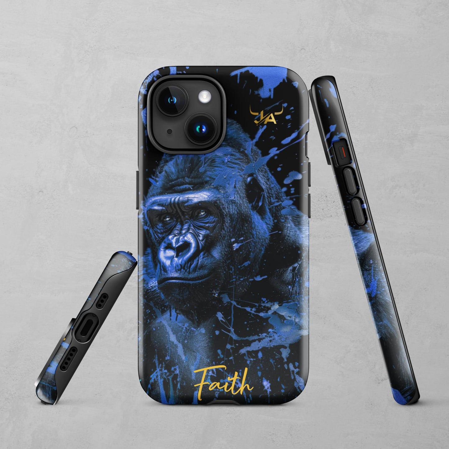 J.A Faith Blue Gorilla Tough Case for iPhone®
