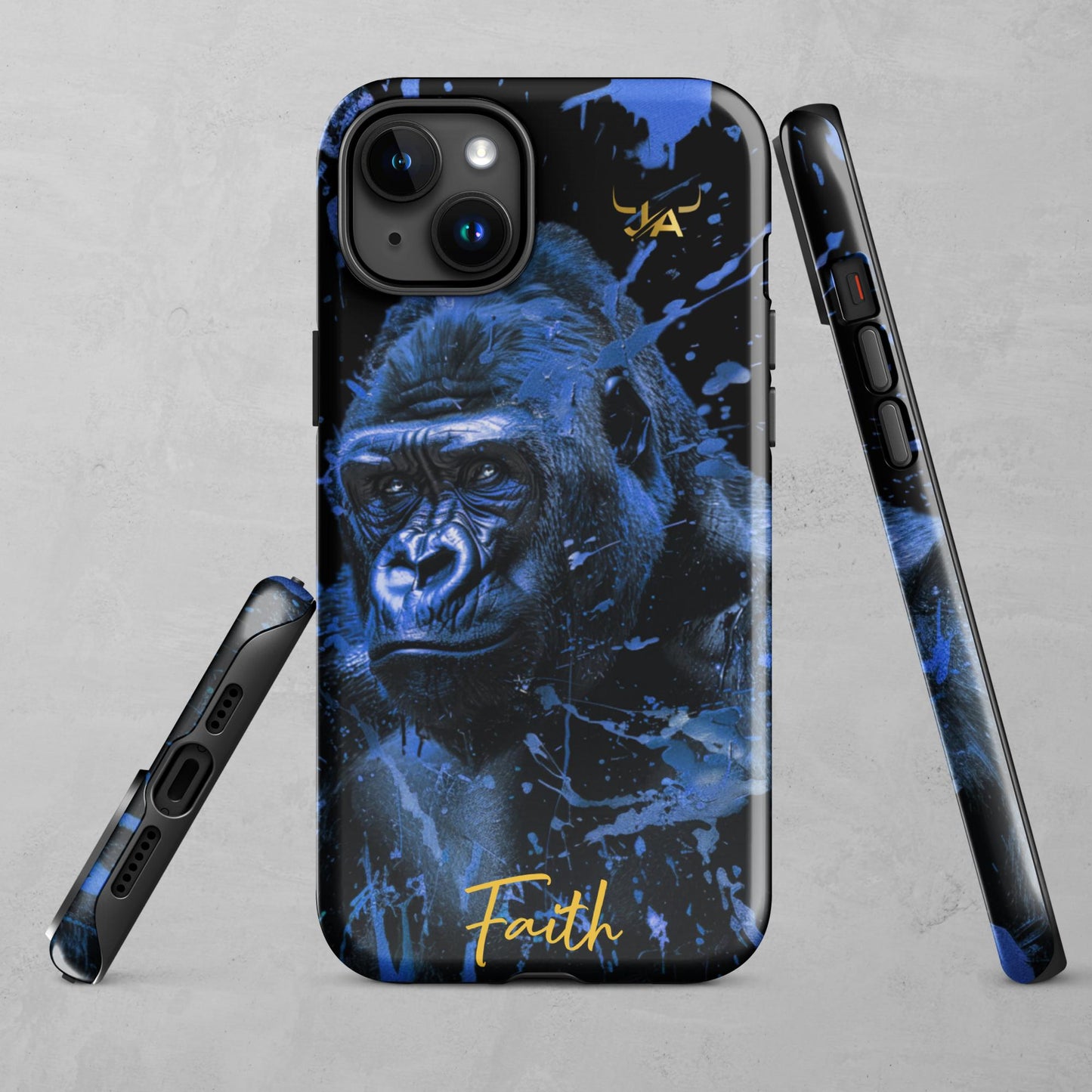 J.A Faith Blue Gorilla Tough Case for iPhone®