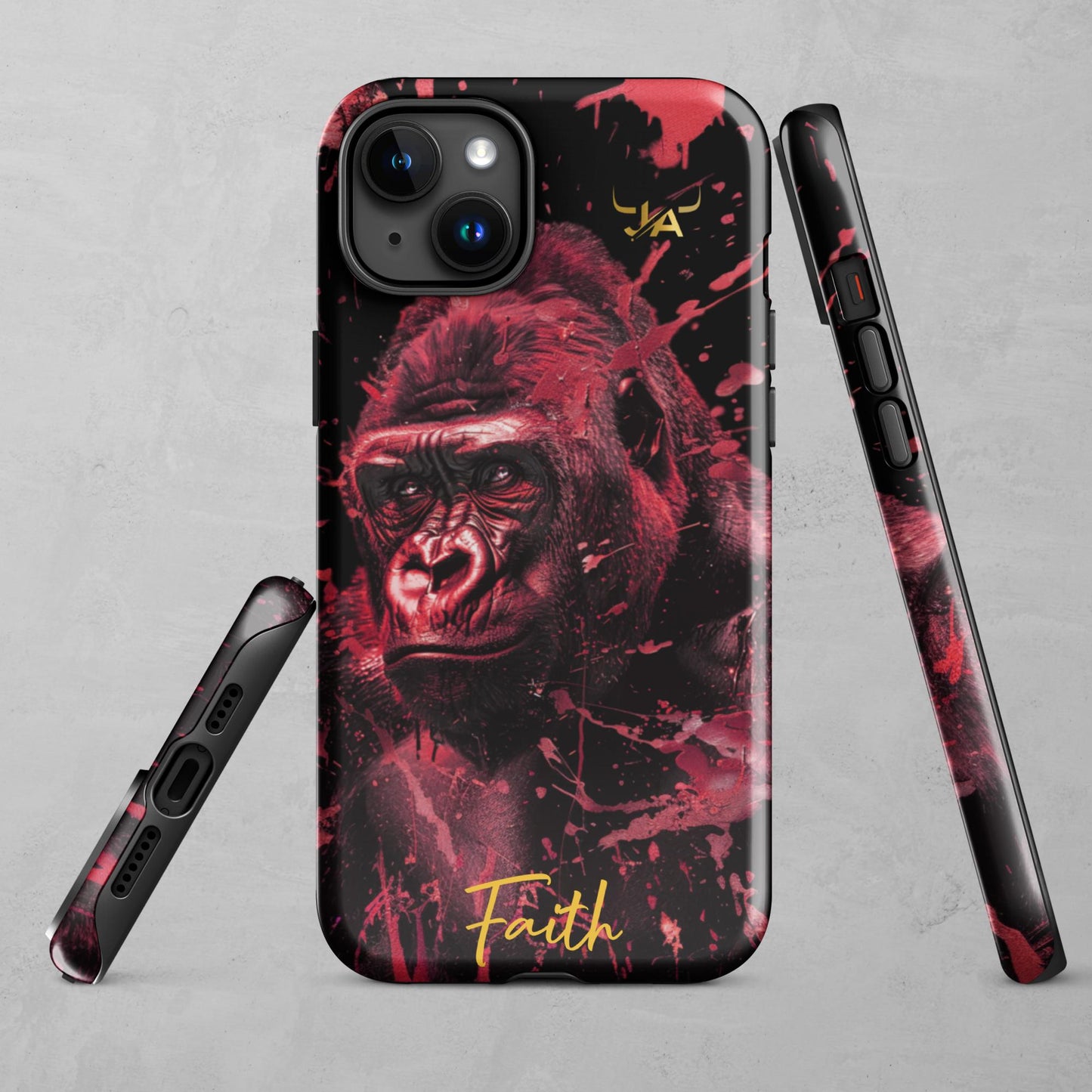J.A Faith Red Gorilla Tough Case for iPhone®