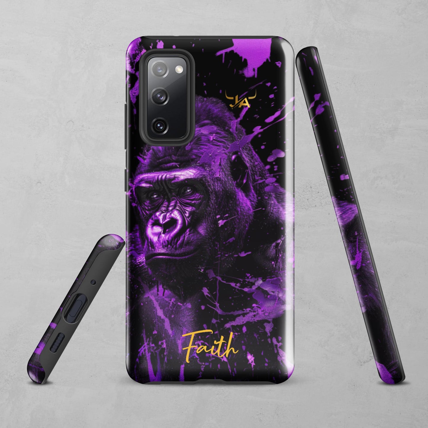 J.A Faith Purple Gorilla Tough case for Samsung®