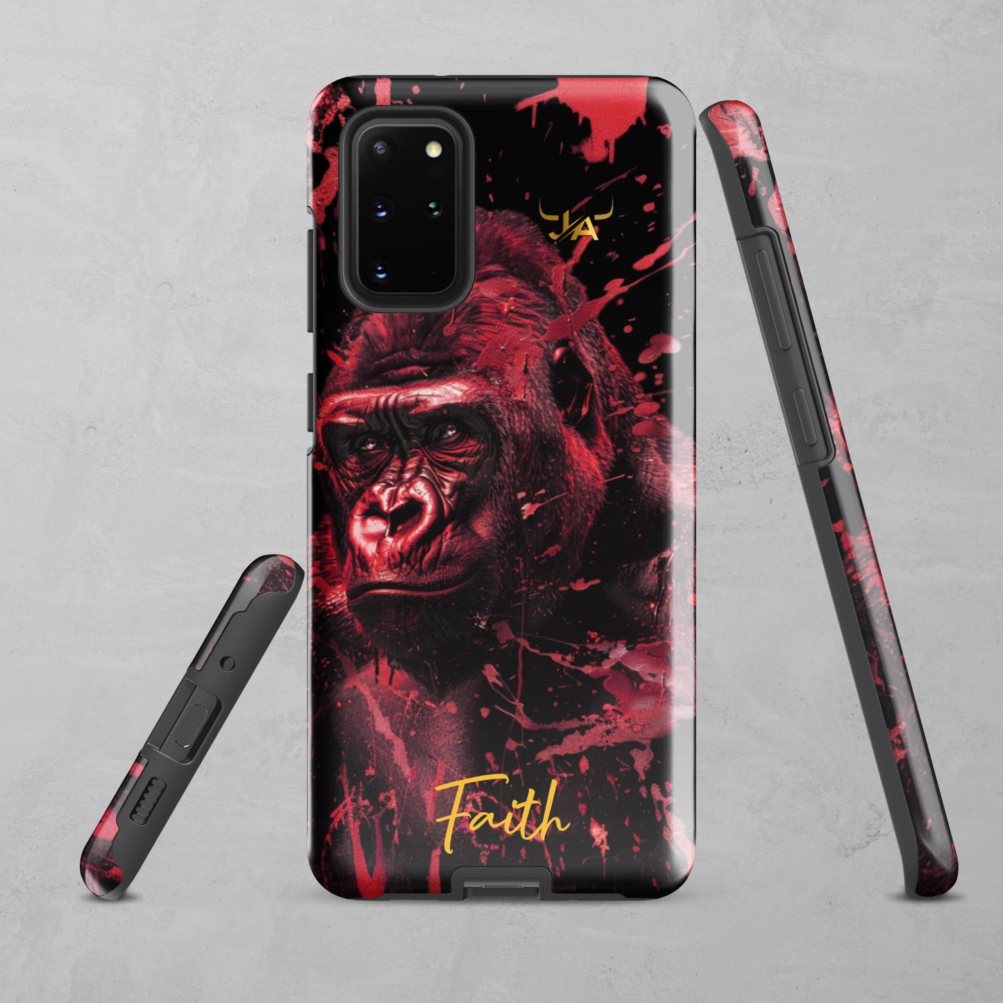 J.A Faith Red Gorilla Tough case for Samsung®