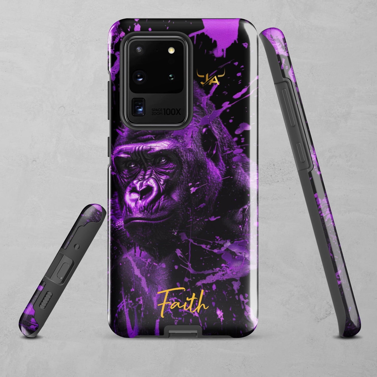 J.A Faith Purple Gorilla Tough case for Samsung®