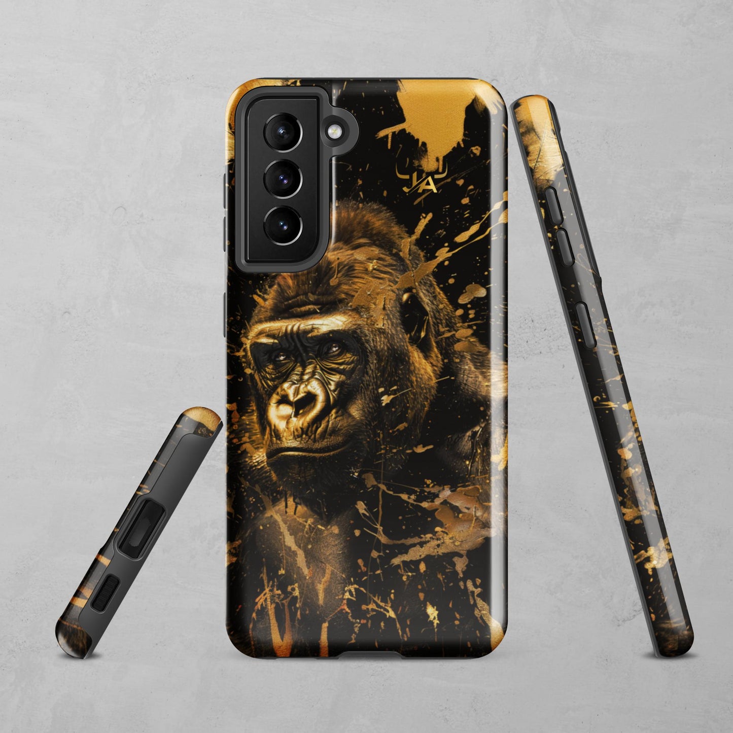 J.A Faith Gold Gorilla Tough case for Samsung®