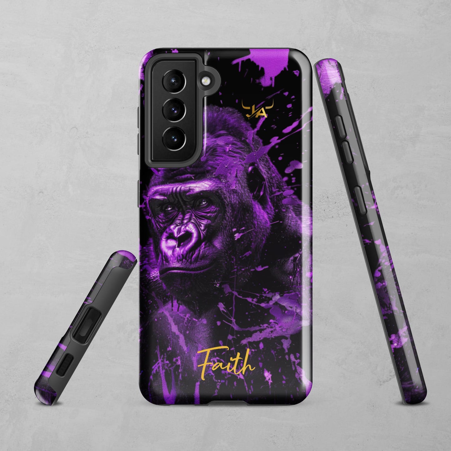 J.A Faith Purple Gorilla Tough case for Samsung®