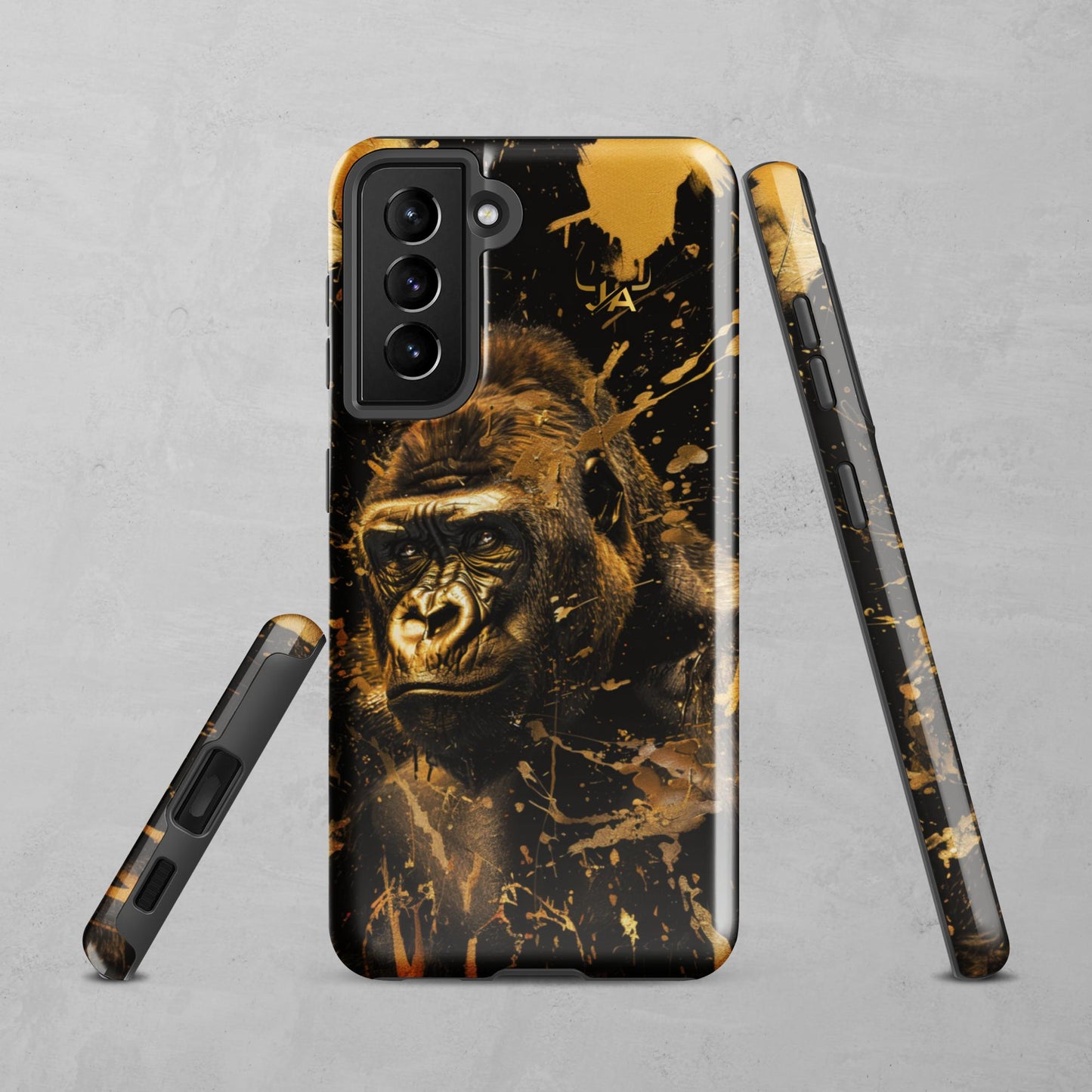 J.A Faith Gold Gorilla Tough case for Samsung®