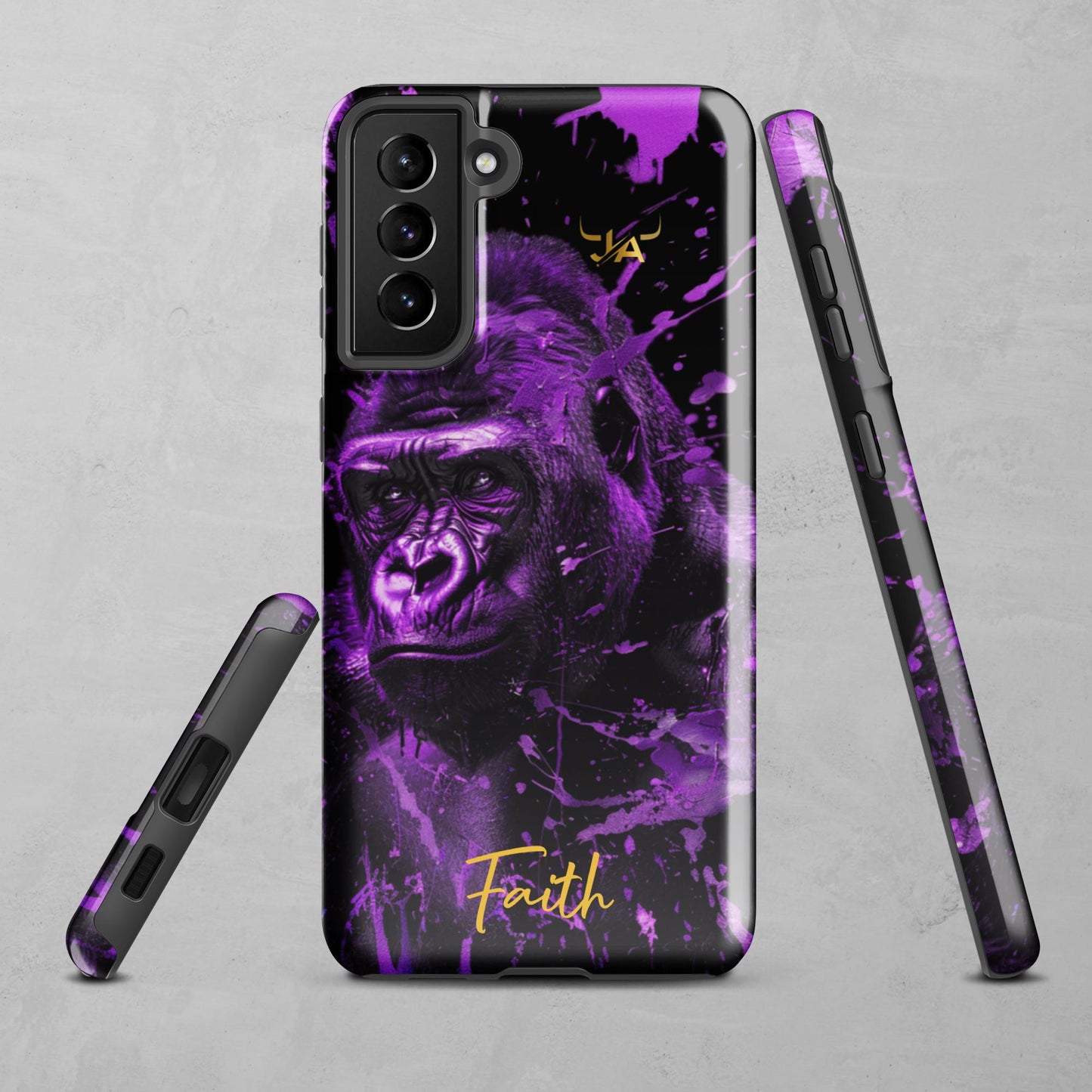 J.A Faith Purple Gorilla Tough case for Samsung®