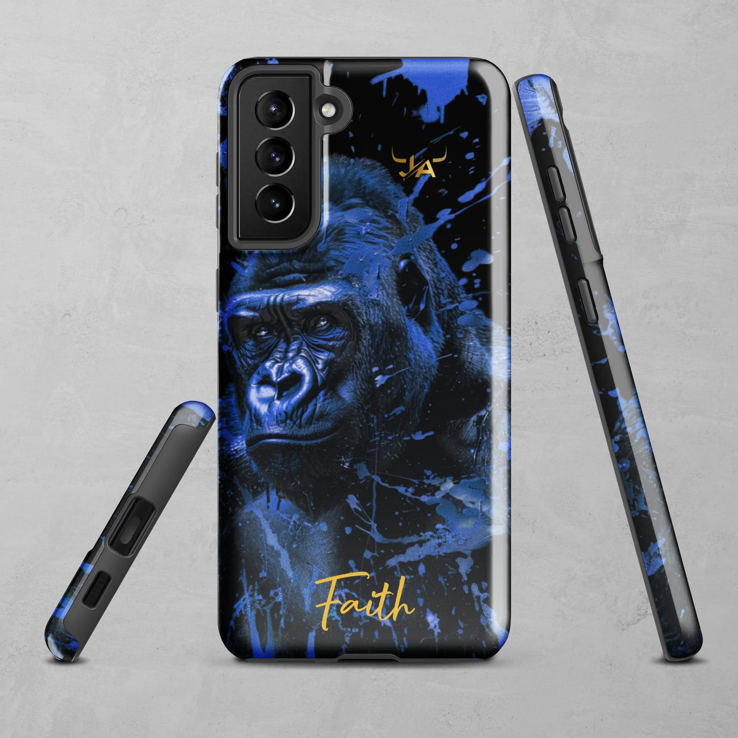 J.A Faith Blue Gorilla Tough case for Samsung®