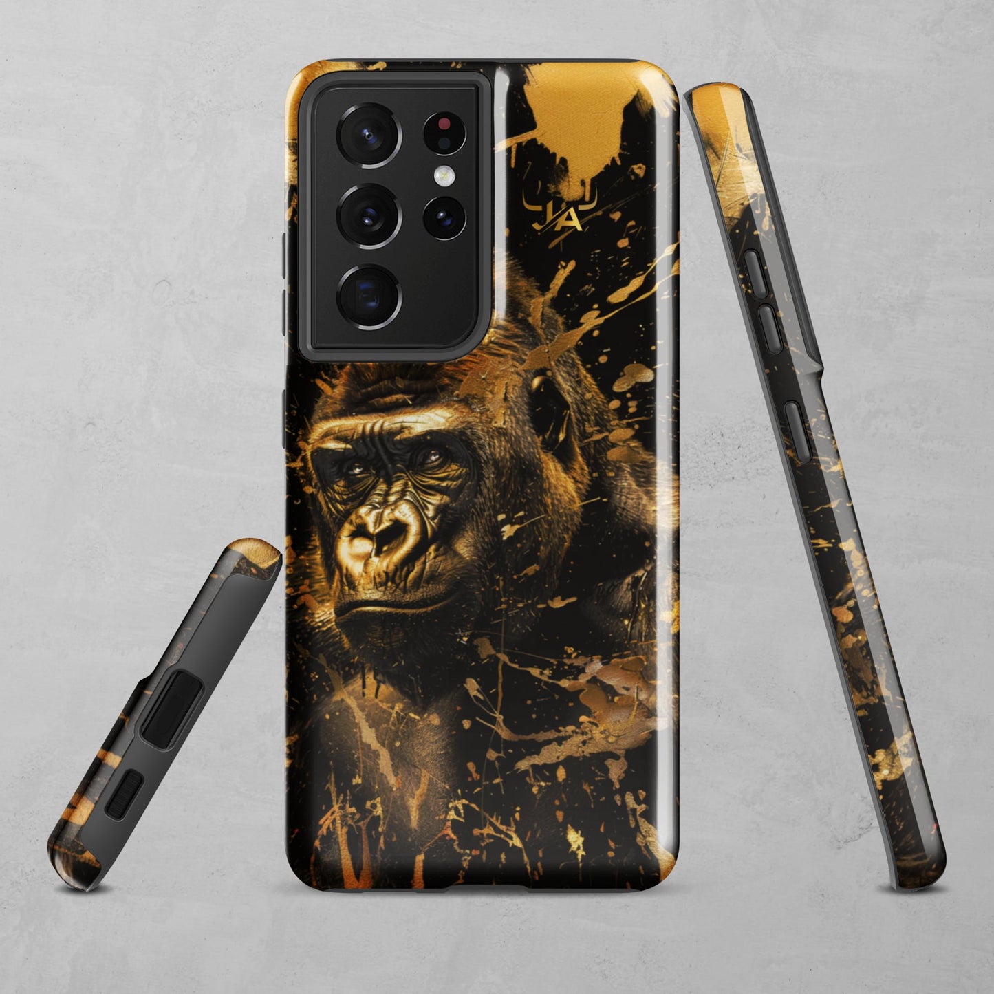 J.A Faith Gold Gorilla Tough case for Samsung®