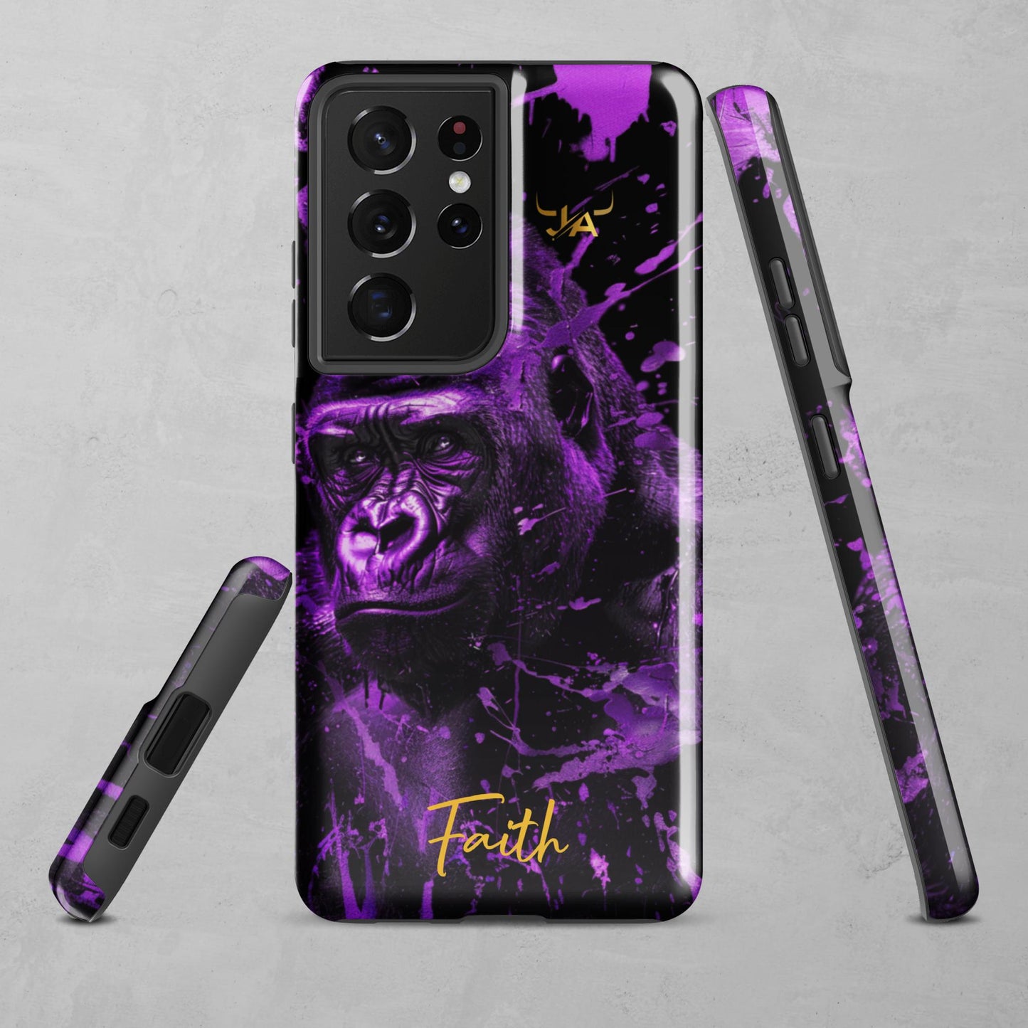 J.A Faith Purple Gorilla Tough case for Samsung®