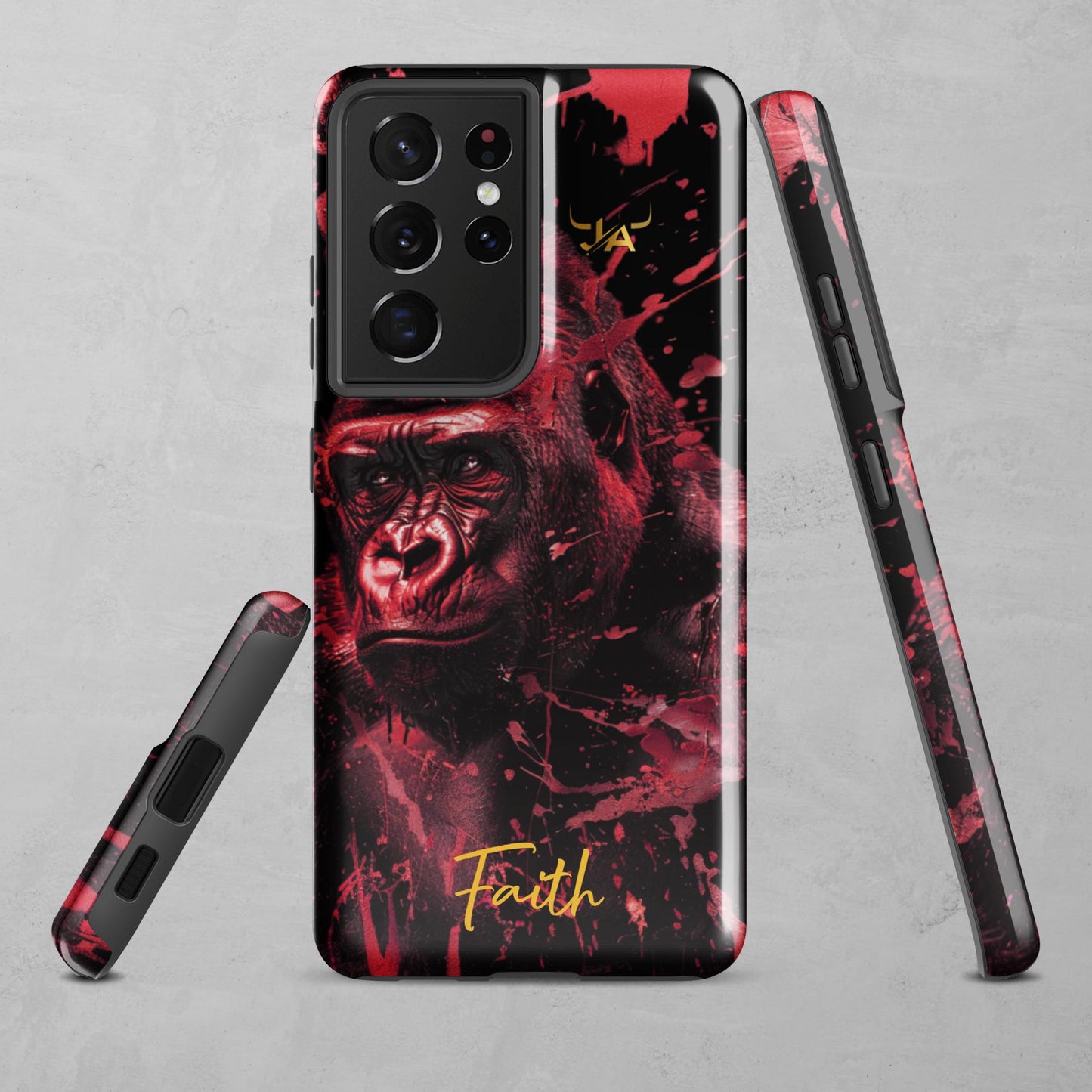 J.A Faith Red Gorilla Tough case for Samsung®