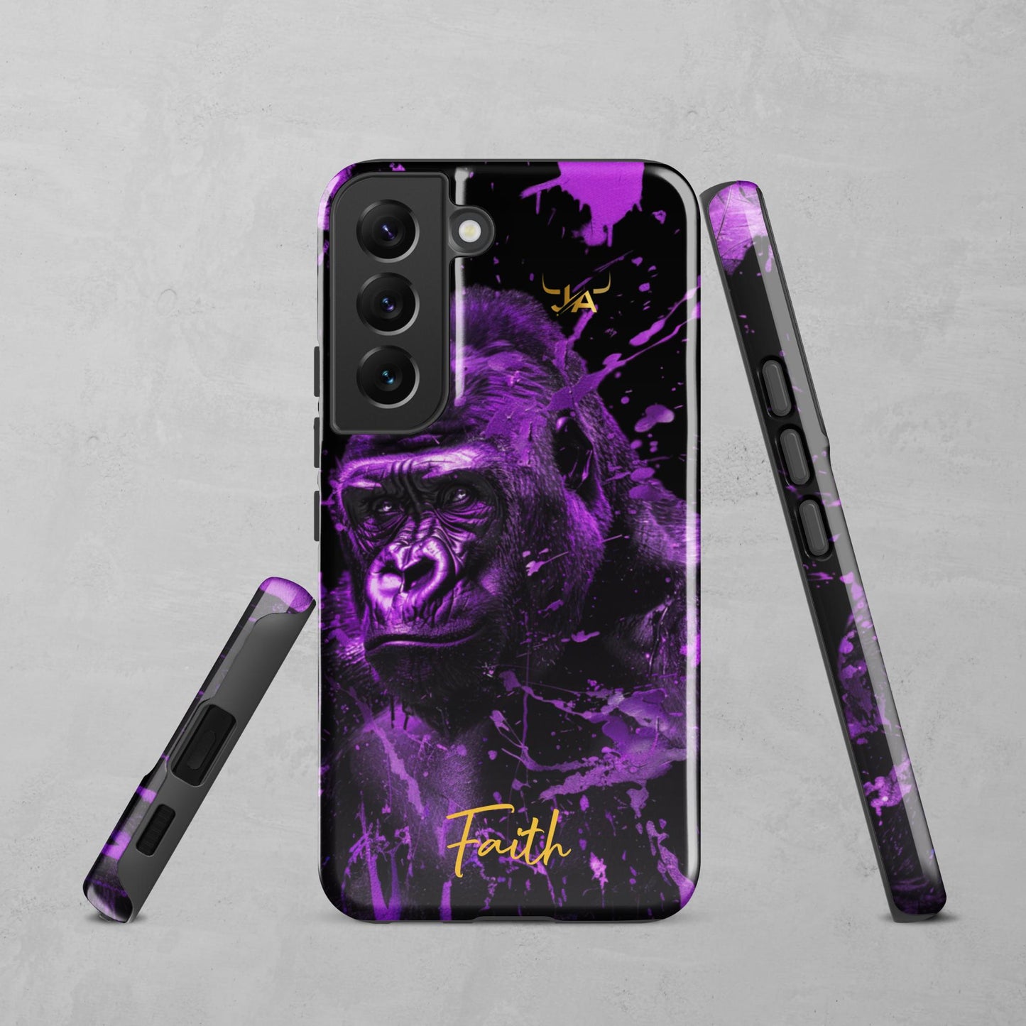 J.A Faith Purple Gorilla Tough case for Samsung®