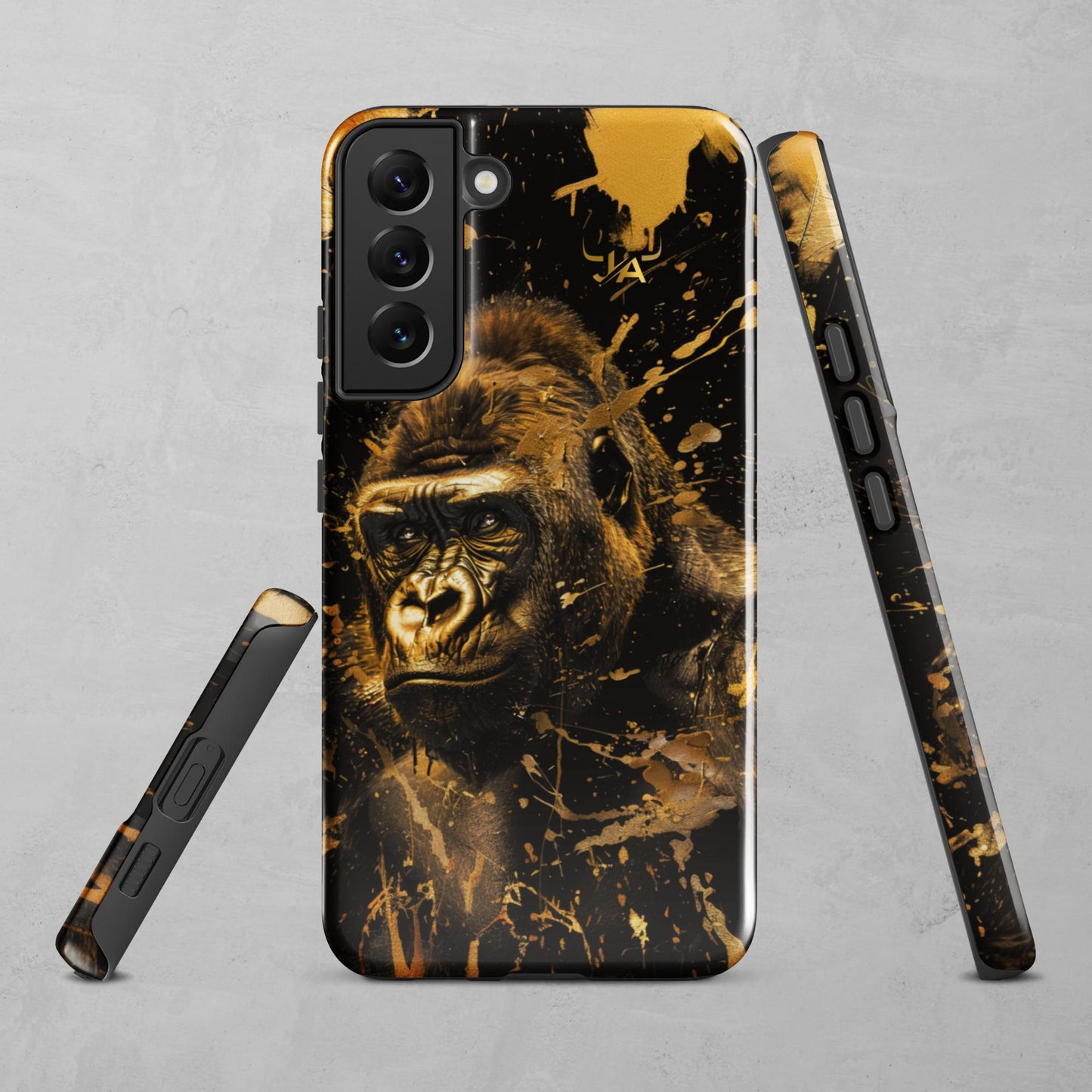 J.A Faith Gold Gorilla Tough case for Samsung®