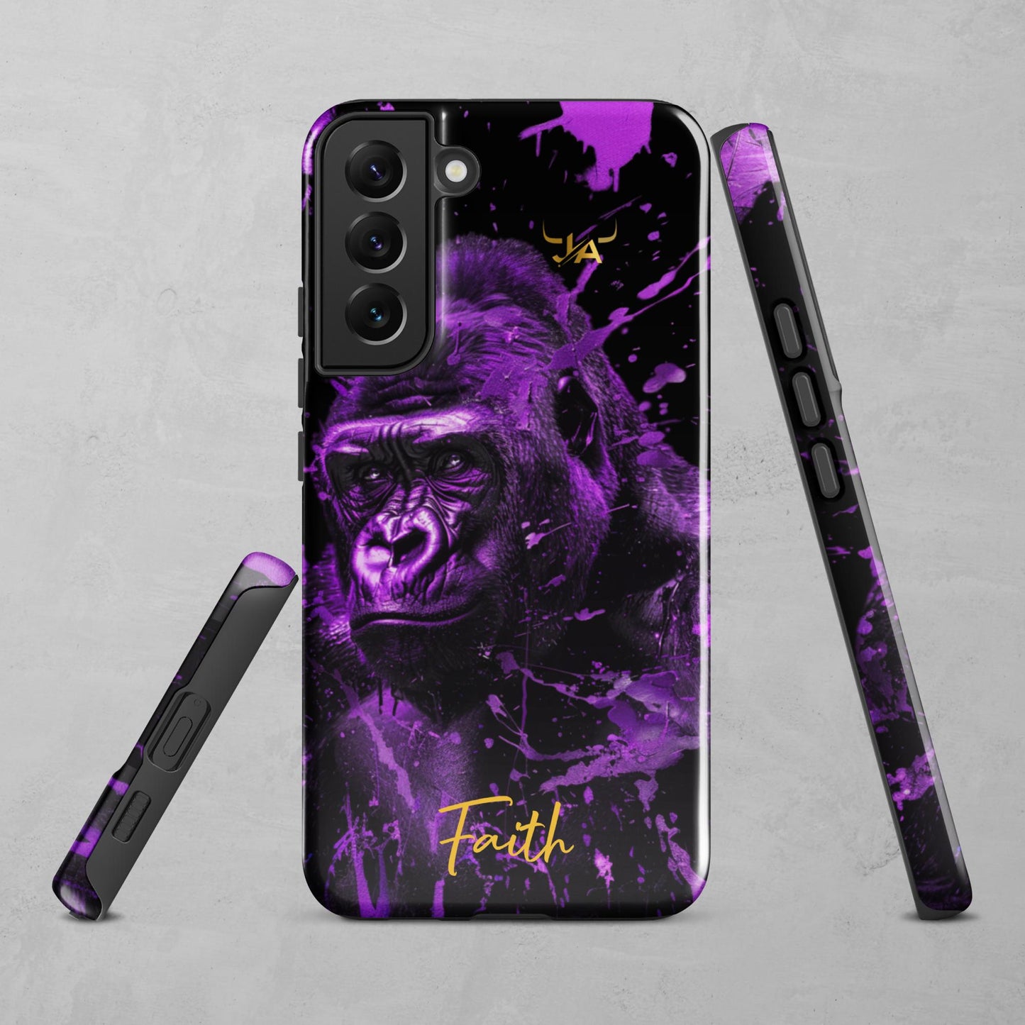 J.A Faith Purple Gorilla Tough case for Samsung®