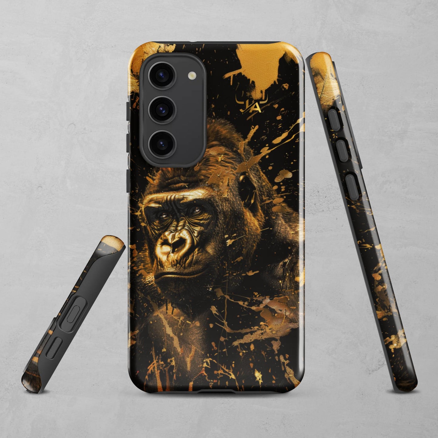 J.A Faith Gold Gorilla Tough case for Samsung®