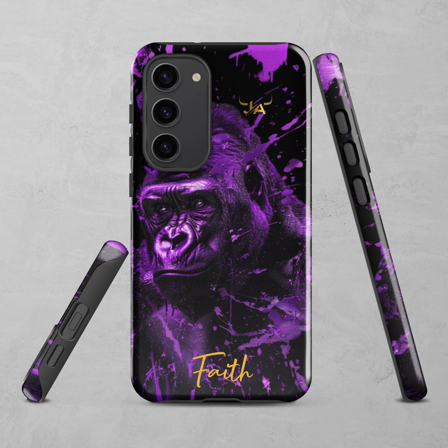 J.A Faith Purple Gorilla Tough case for Samsung®