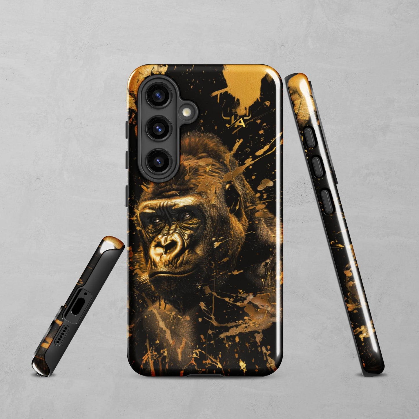 J.A Faith Gold Gorilla Tough case for Samsung®