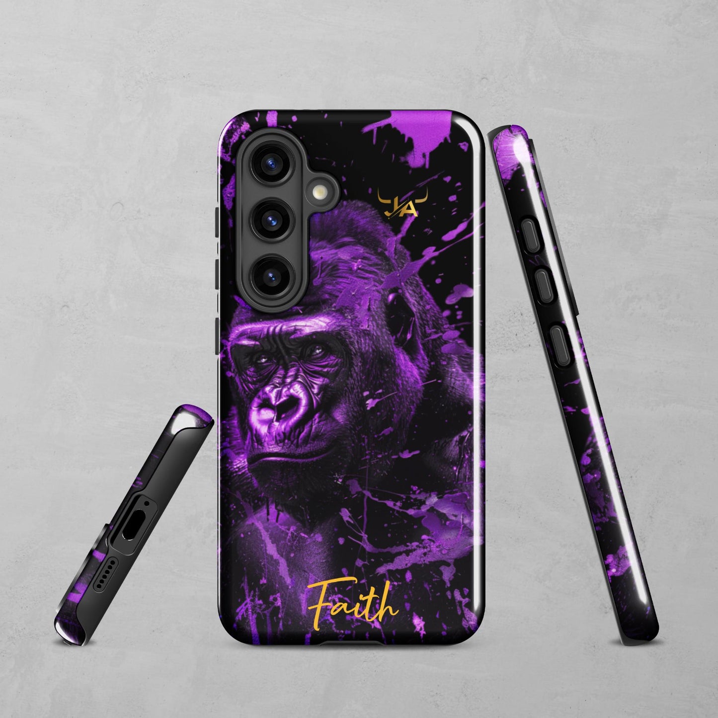 J.A Faith Purple Gorilla Tough case for Samsung®