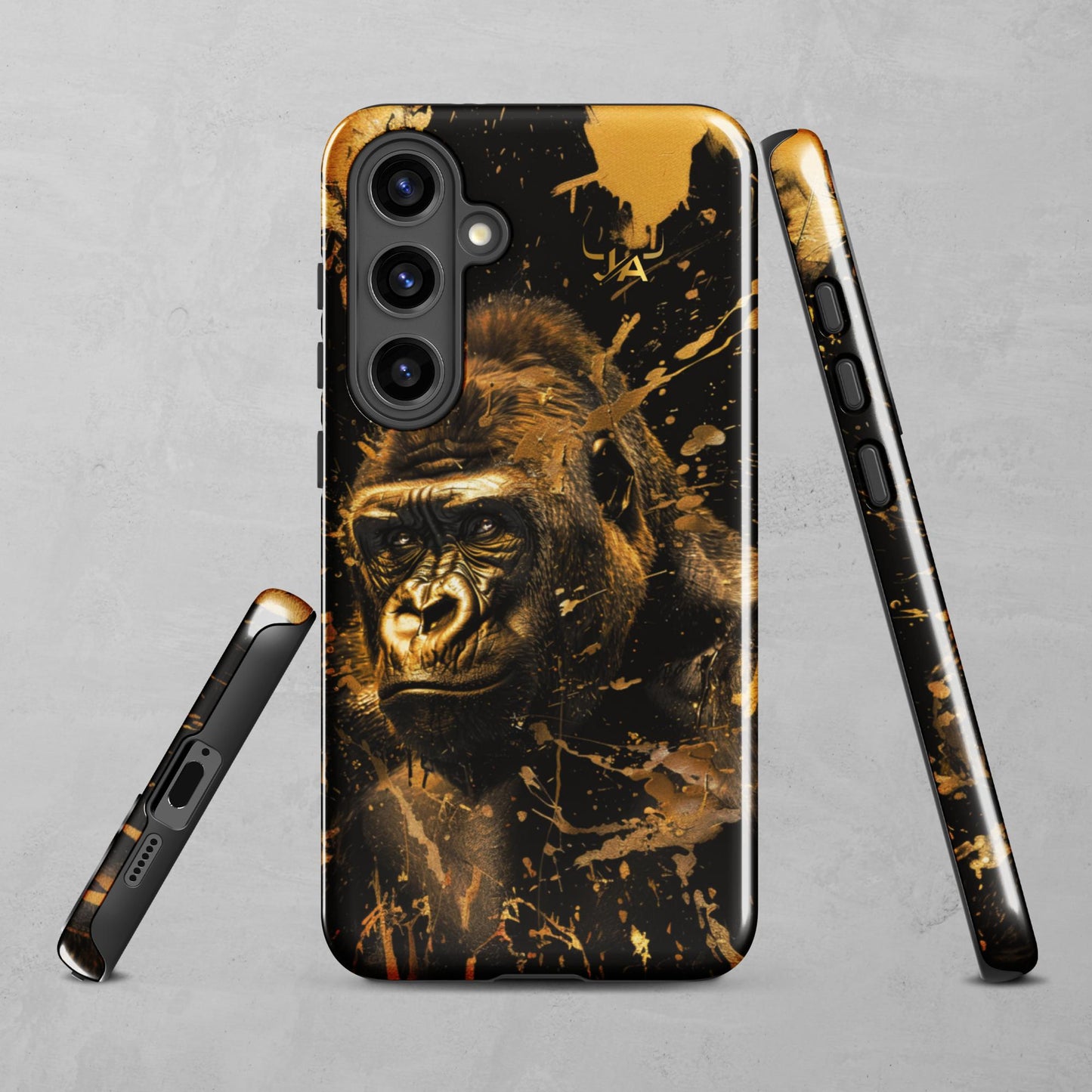 J.A Faith Gold Gorilla Tough case for Samsung®