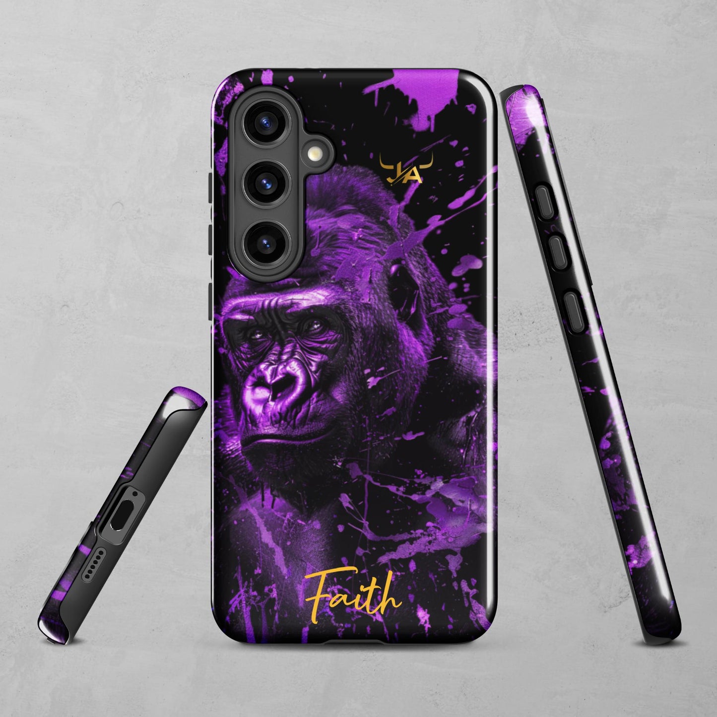 J.A Faith Purple Gorilla Tough case for Samsung®