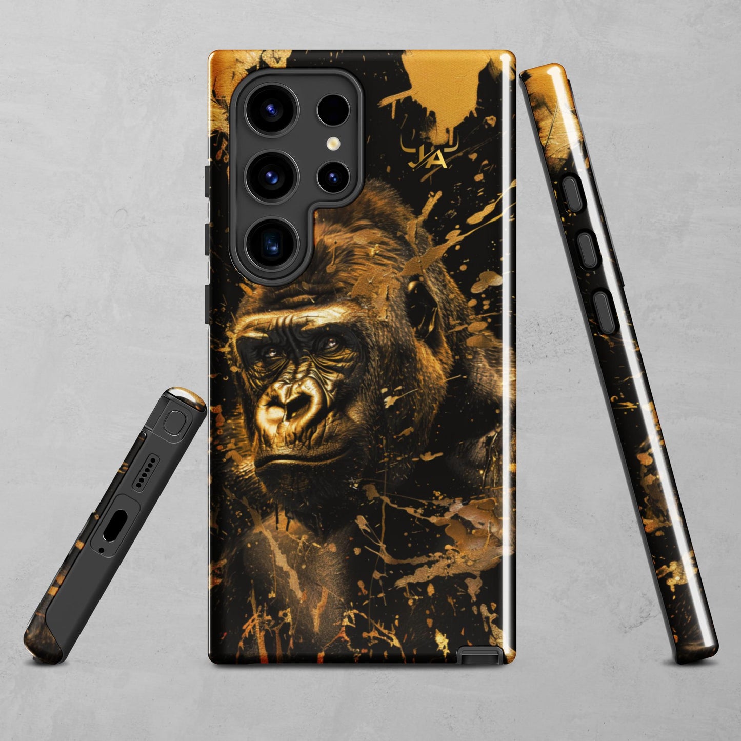 J.A Faith Gold Gorilla Tough case for Samsung®