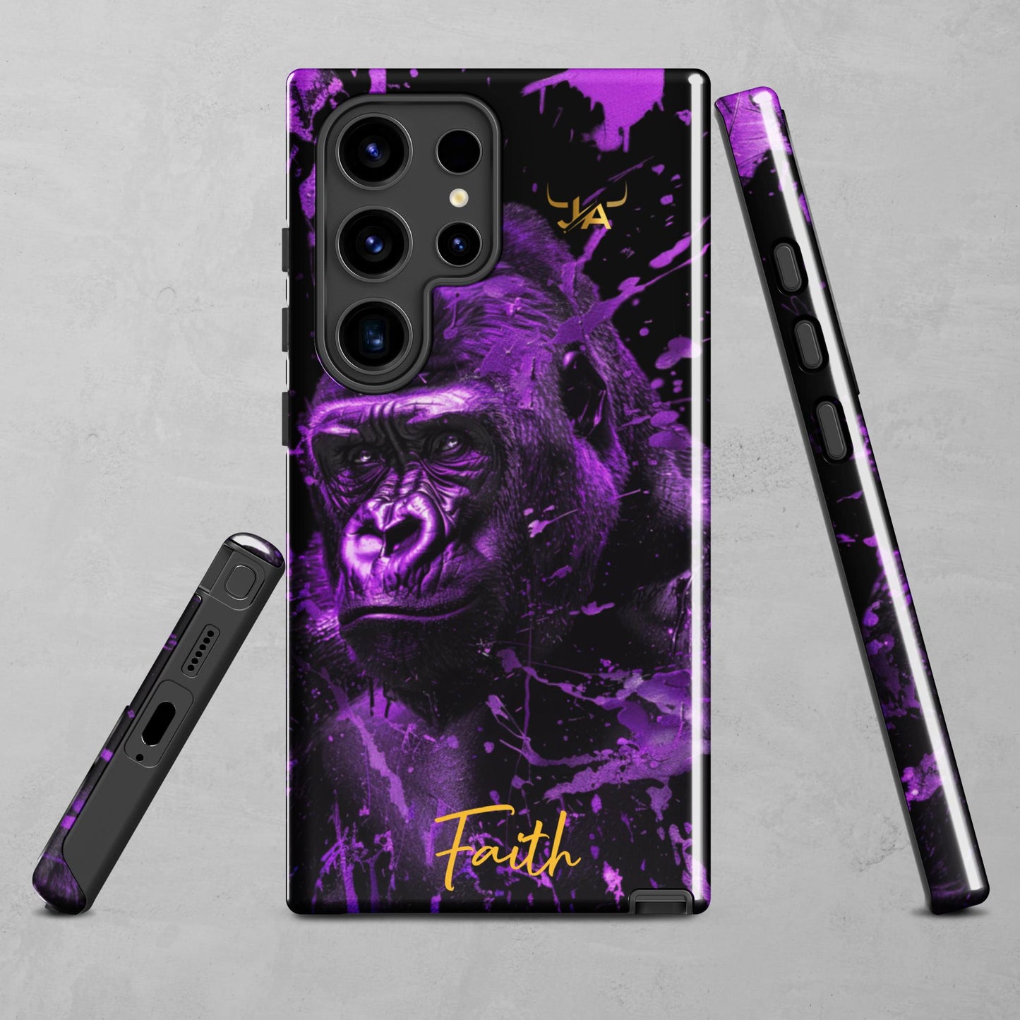 J.A Faith Purple Gorilla Tough case for Samsung®