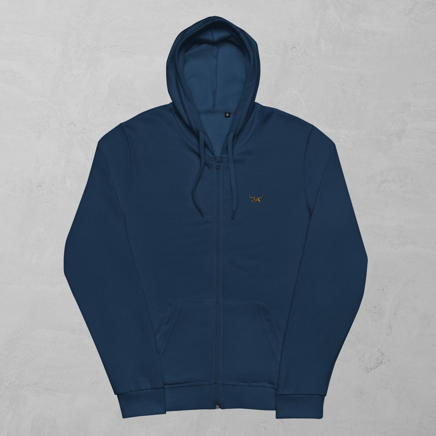 J.A Men's basic zip hoodie