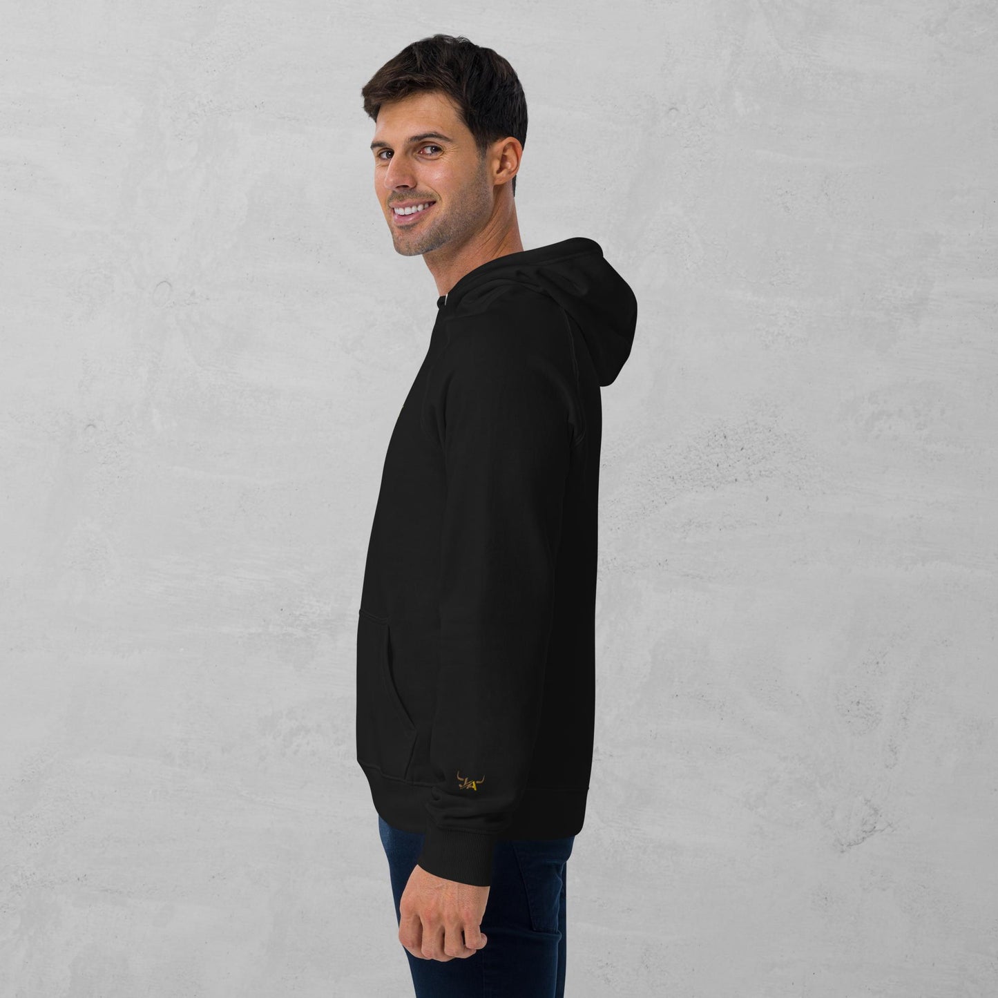 J.A Men's eco raglan hoodie