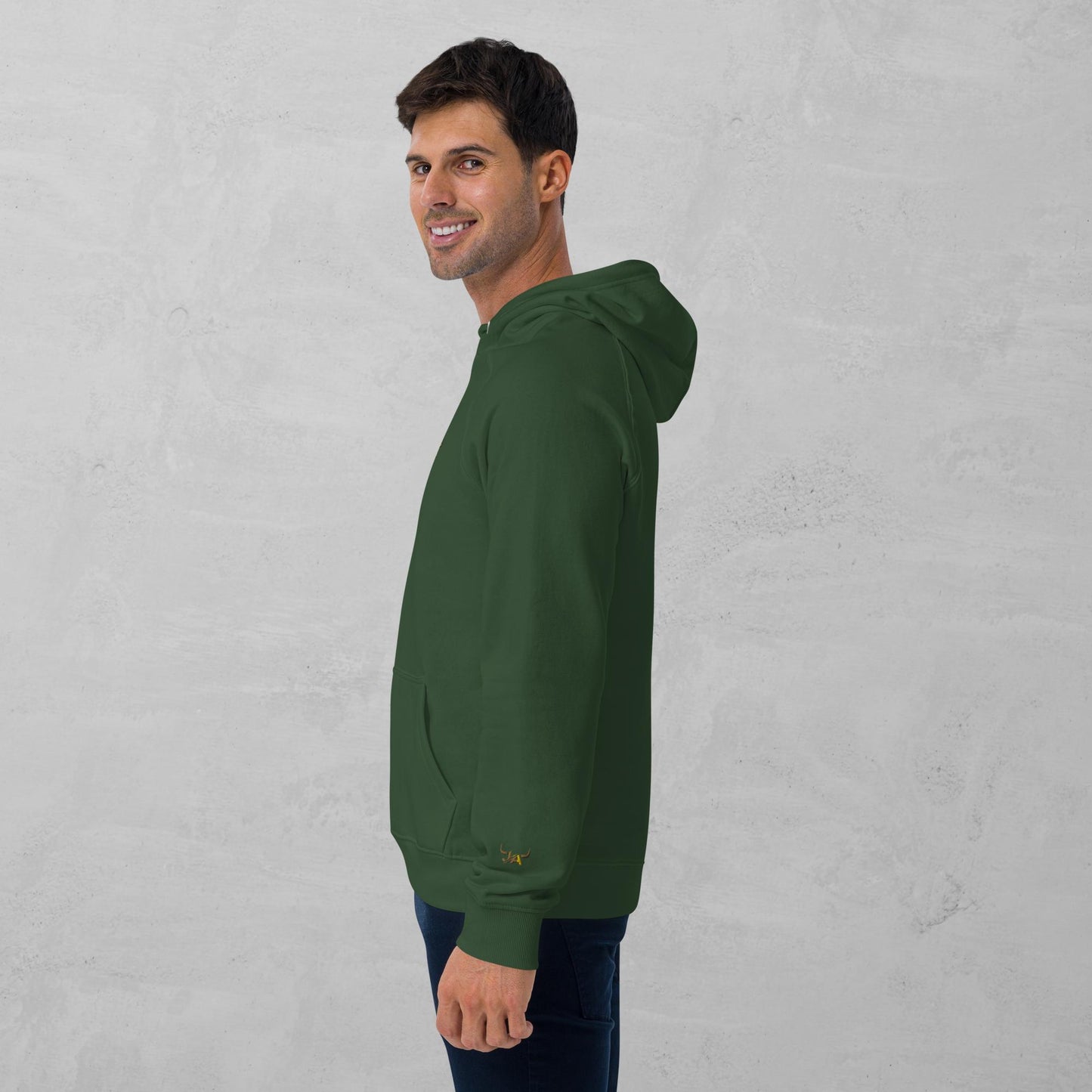 J.A Men's eco raglan hoodie