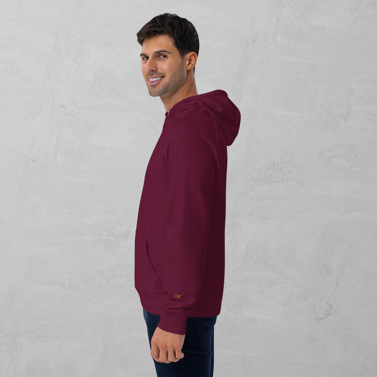 J.A Men's eco raglan hoodie