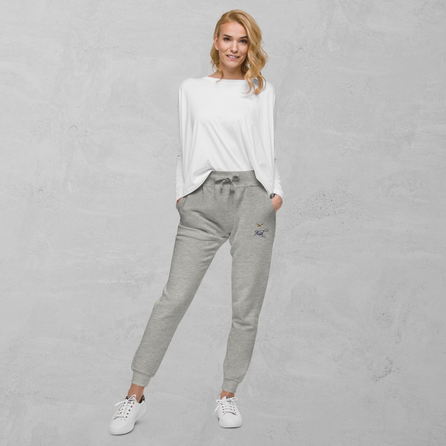 J.A Faith Women's  fleece sweatpants