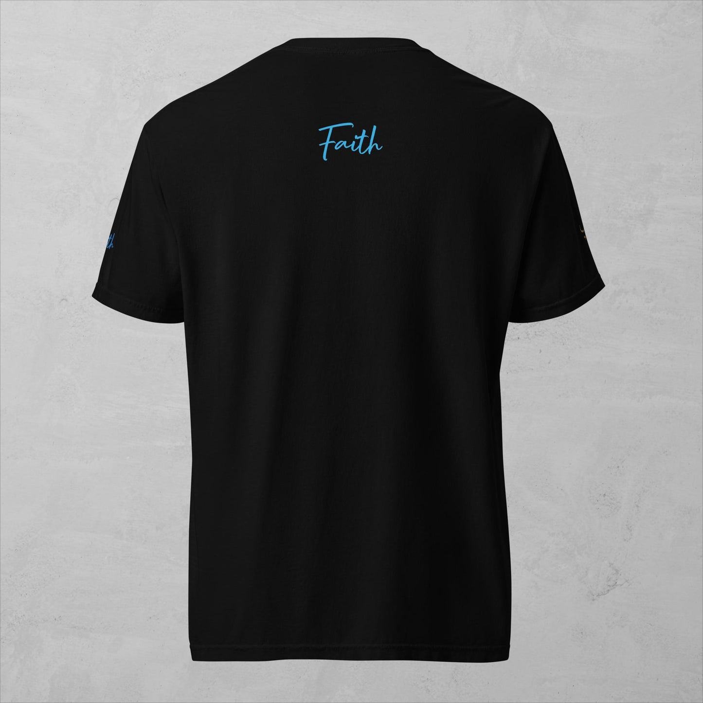 J.A Blue Faith- Men's heavyweight t-shirt