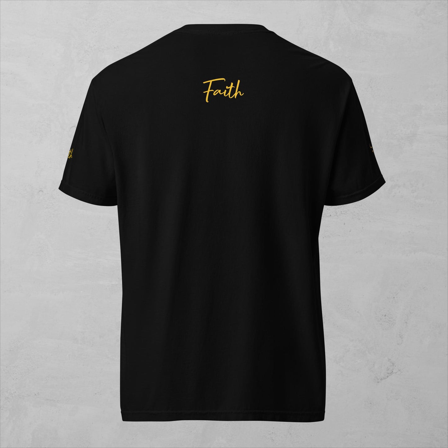 J.A Yellow Faith- Men's heavyweight t-shirt