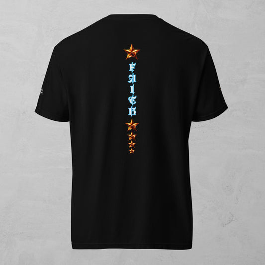 J.A Faith 5 Stars- Men's heavyweight t-shirt