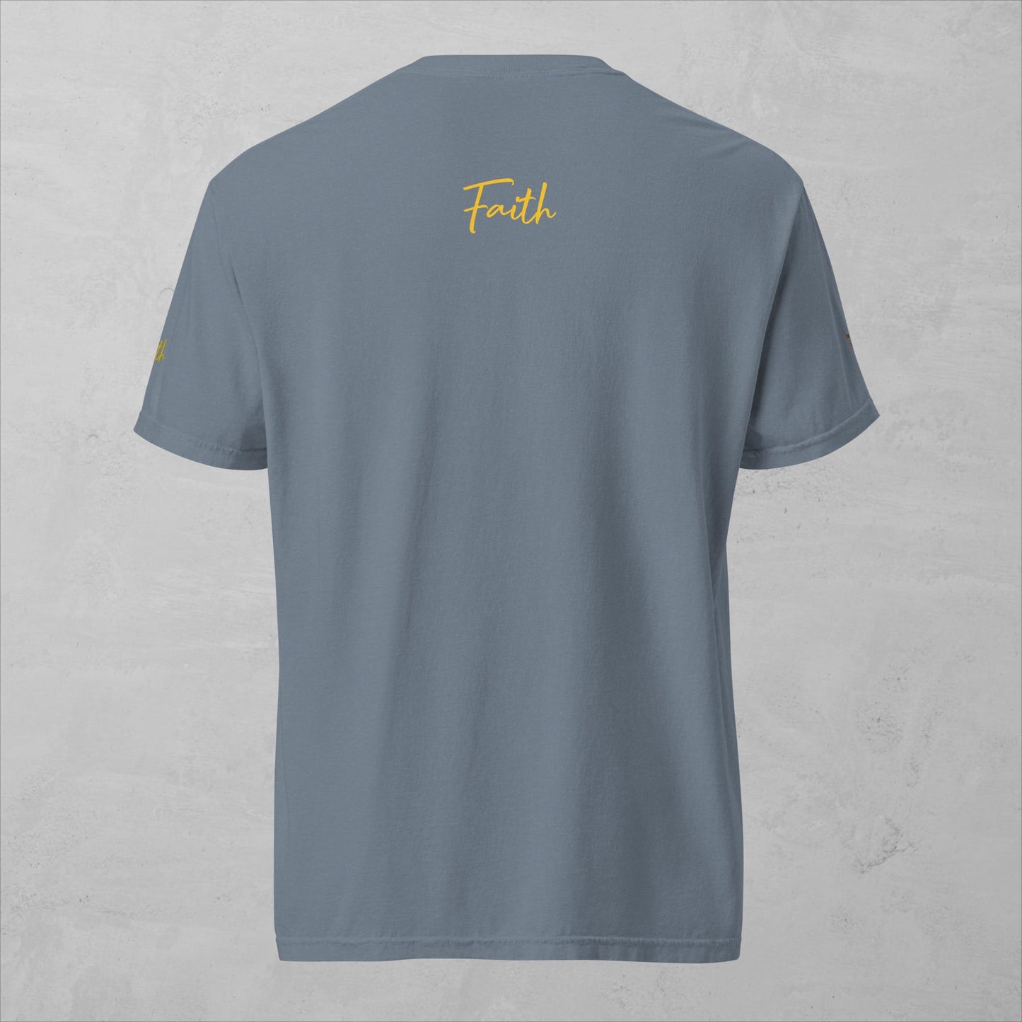 J.A Yellow Faith- Men's heavyweight t-shirt