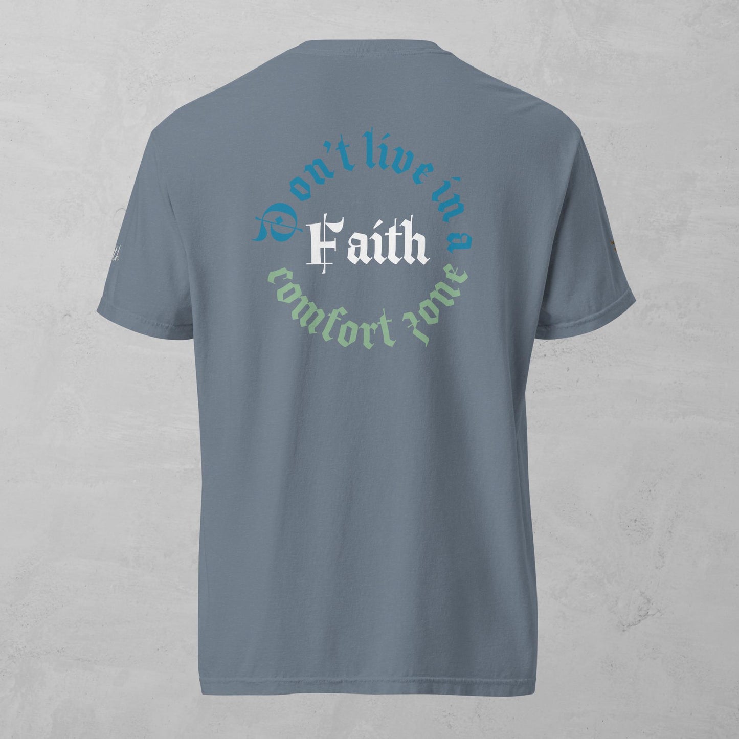 J.A Faith Comfort zone heavyweight t-shirt