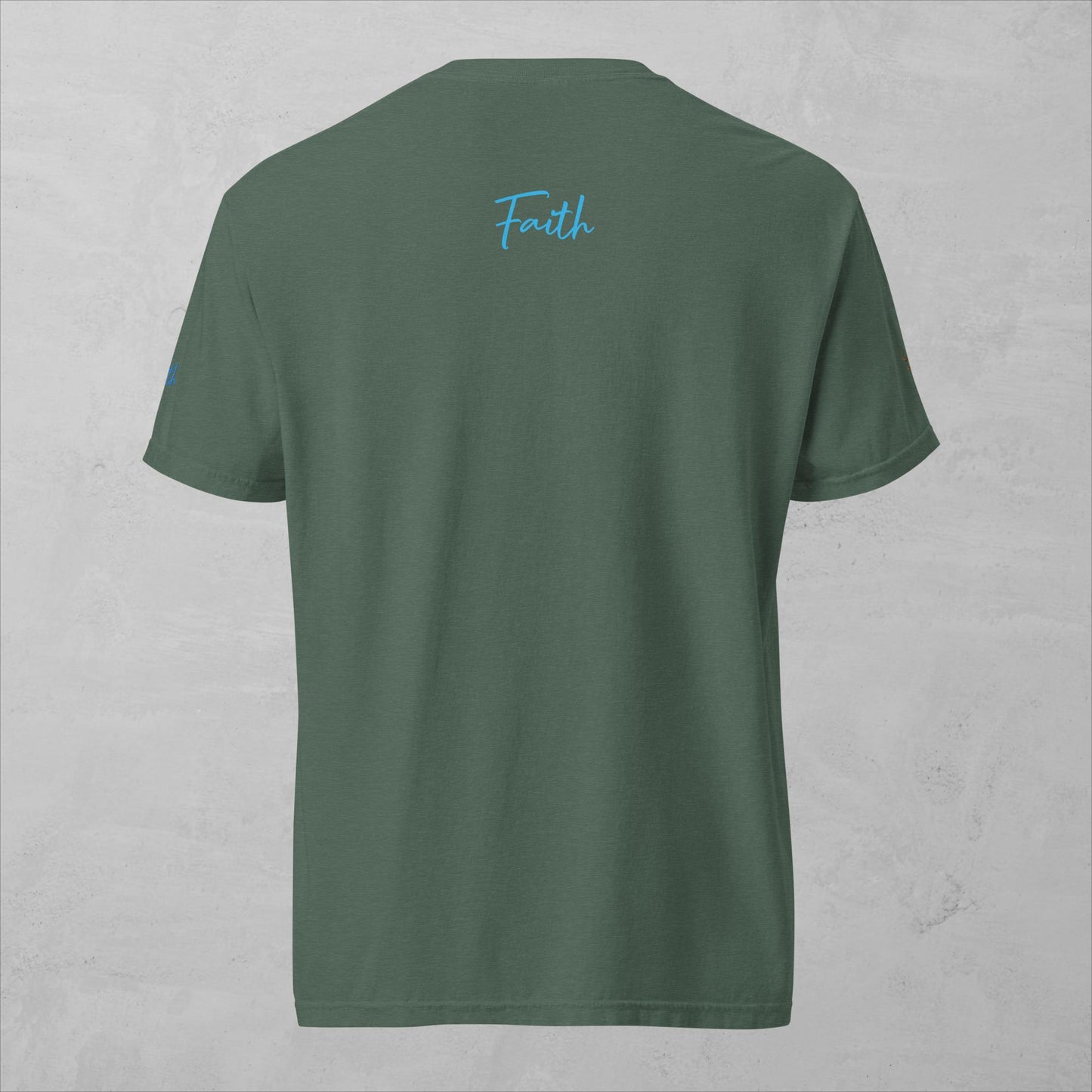 J.A Blue Faith- Men's heavyweight t-shirt