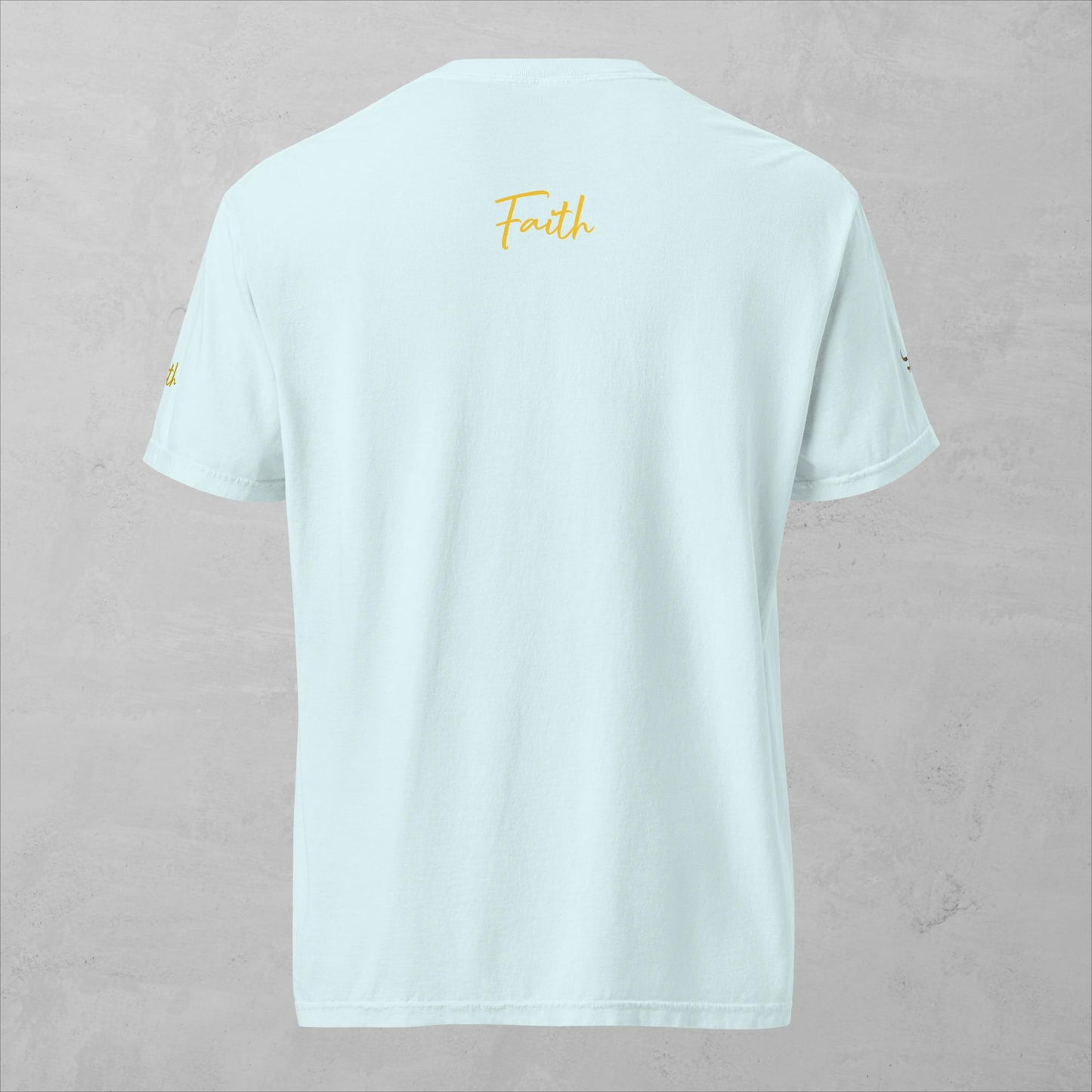 J.A Yellow Faith- Men's heavyweight t-shirt